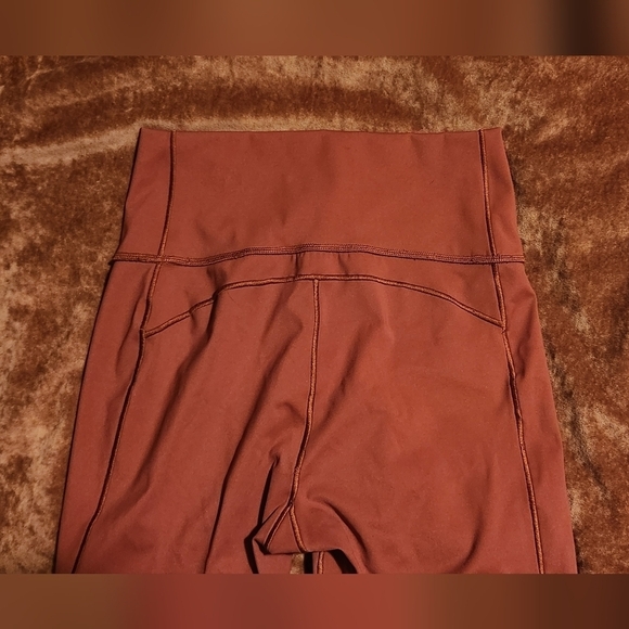 Adidas Red Wide Band XS Ankle Leggings - Picture 6 of 12
